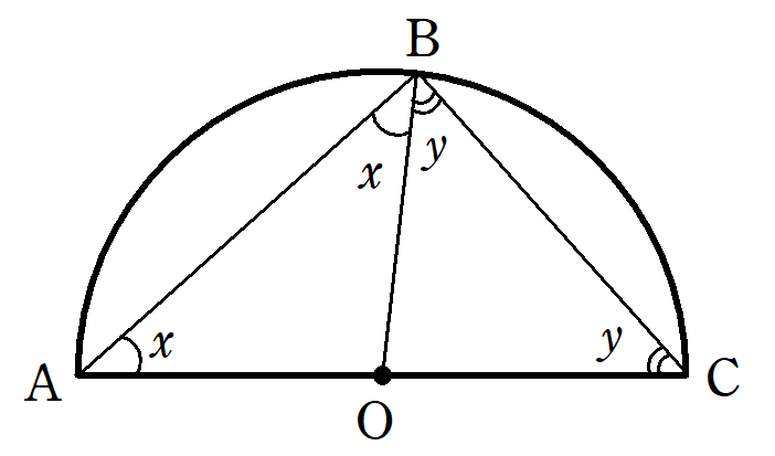 タレスの定理～中学3年生で習う円の定理を解説！証明は超簡単！～ | Fukusukeの数学めも