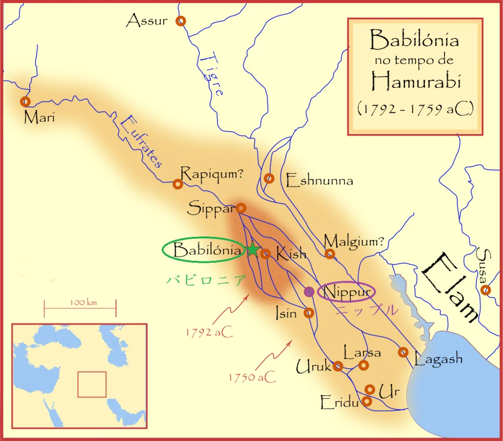 ＜図3＞　バビロニアの位置