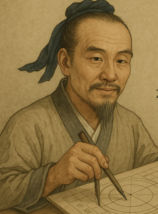 天文の動きを研究する祖沖之