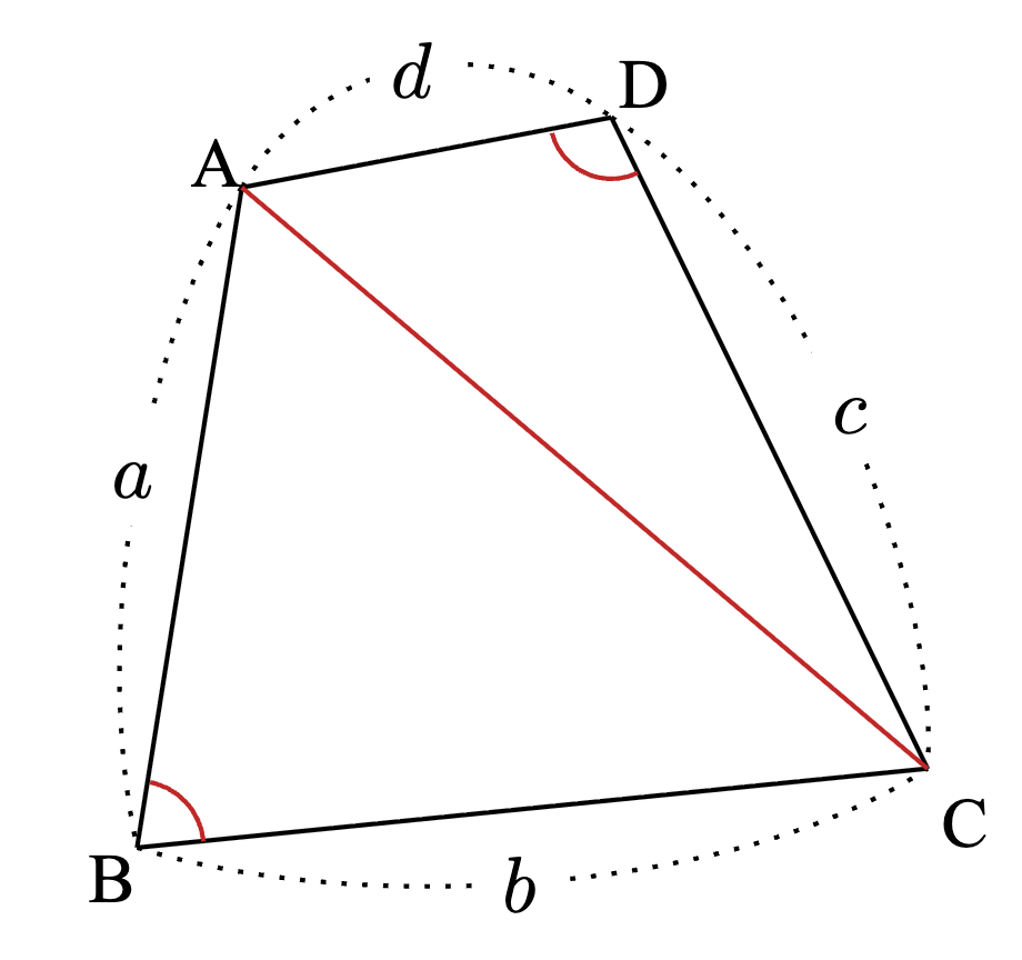 ブレートシュナイダーの公式の証明の図1
