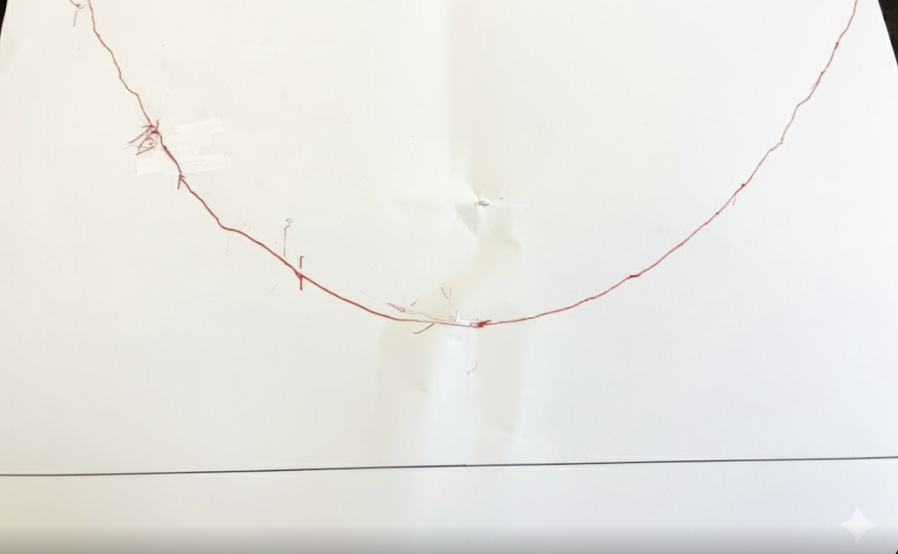 イシドロスの放物線の作図完成図