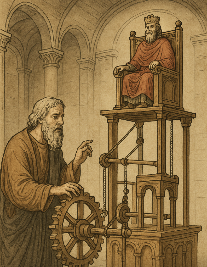 ソロモンの玉座（AIイメージ）