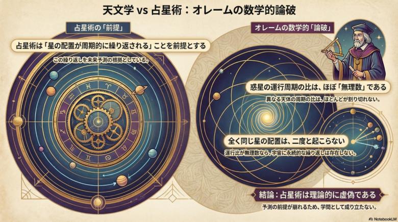 占星術に対するオレームの結論